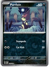 Purrloin [Reverse Holo] #114 Prices | Pokemon Paradox Rift