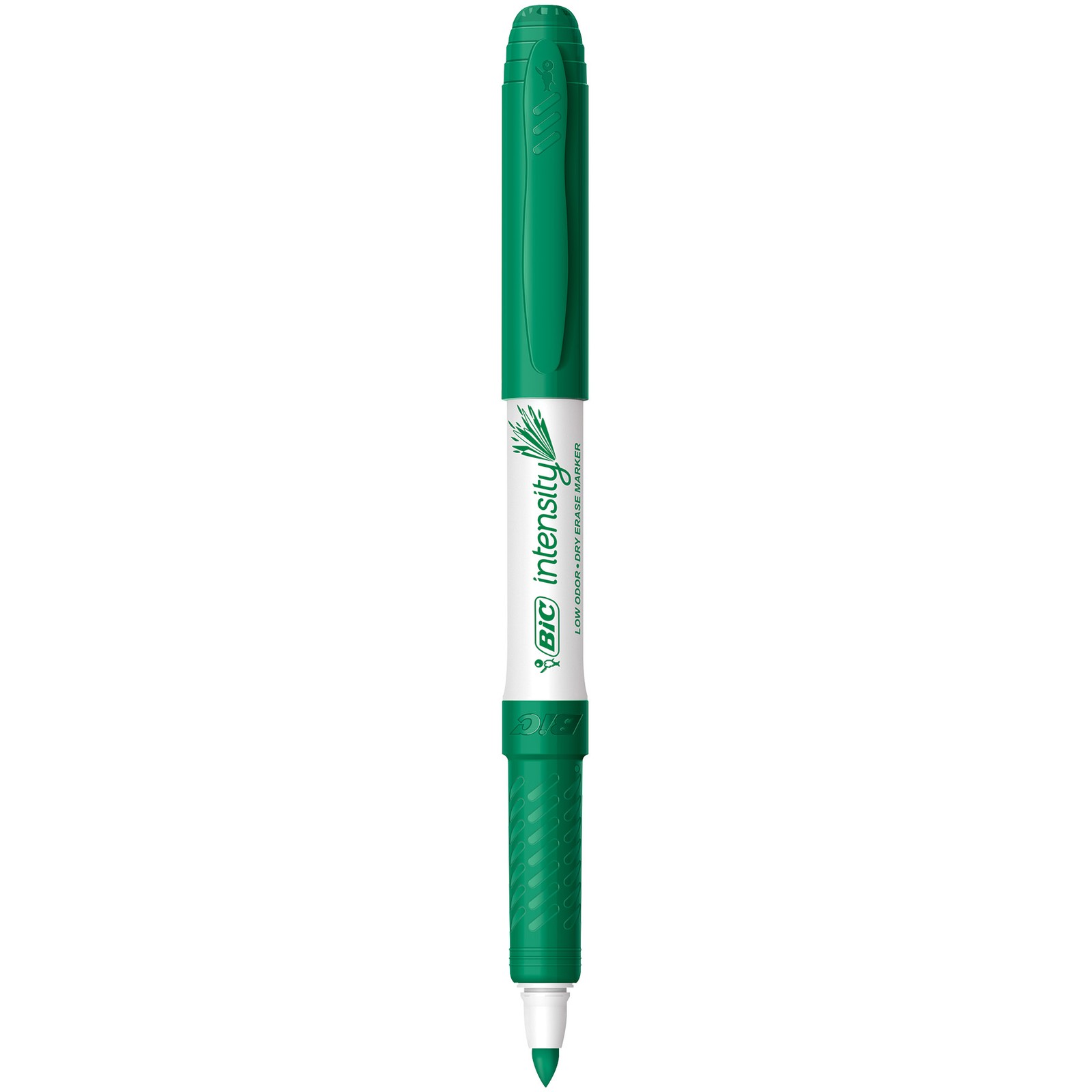 BIC Intensity Green Low Odor Dry Erase Markers, Fine Tip, 12-Count Pack