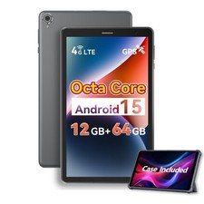 8 Inch Android 15 Tablet with Sim Card Slot Uncloked Cellular Tablet Phone with