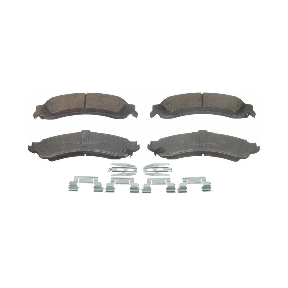 Conjunto de pastilhas de freio a disco traseiro rotor de freio a disco compatível com 2000-2003 Chevrolet Suburban 1500 - Imagem 4 de 4