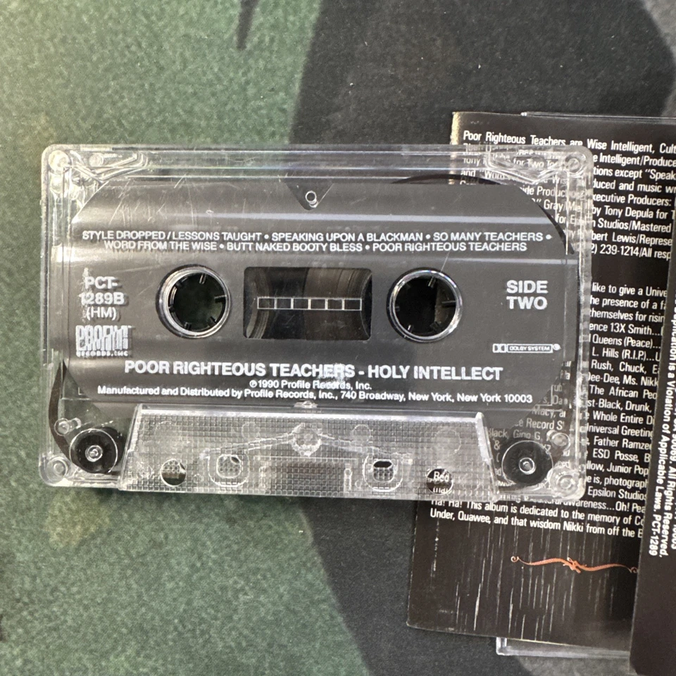Poor Righteous Teachers Cassette – Holy Intellect 1990 Tested - Image 4 of 4