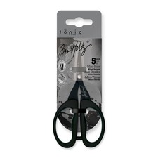 Tim Holtz Small Scissors - 5 Inch Mini Snips 5" Right Handed, Multi-colour