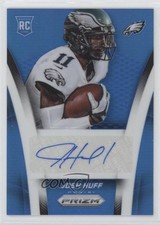 2014 Panini Prizm Auto Rookie Blue Prizm 72/75 Josh Huff #AR-HU Auto i6j