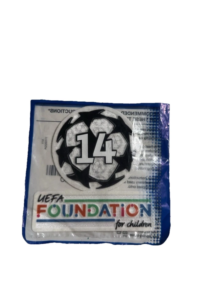 Official Sporting Id Champions League 14 Winners Patch Set