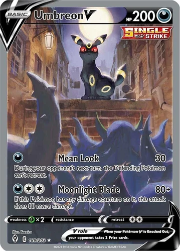 Umbreon V 189/203 SWSH07: Evolving Skies