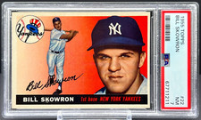 1955 Topps Baseball Bill Skowron PSA 7 NM New York Yankees Card #22     cc23