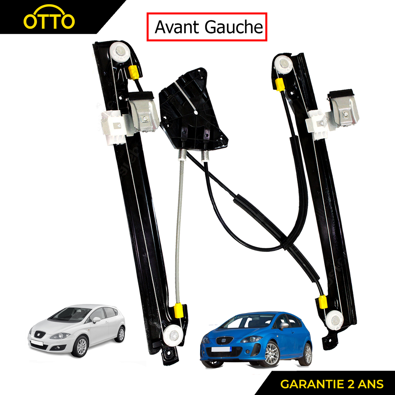 Mécanisme lève-vitre avant gauche Seat Leon pour remplacement pièce usée conducteur 2005-2012