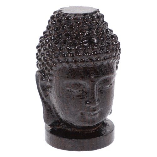 Buddha Head Wood Religious Sculpture Chinese Wooden Sculptures