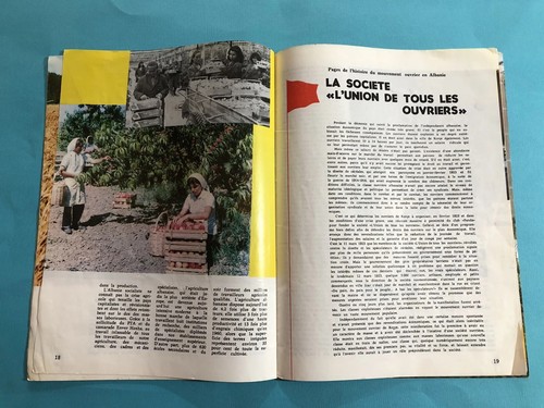 OLD ALBANIAN PUNA MAGAZINE-1983-NR.4-COMMUNISM TIME-PROPAGANDA-ILLUSTRATED-28pgs - Picture 8 of 12