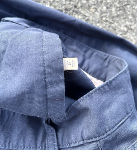 Faherty Mens Coastline Movement Chino Khaki Regular Pants Size 34 Navy Blue - Picture 3 of 7