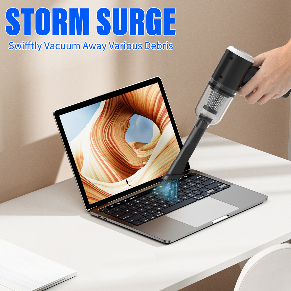 Cordless Electric Air Duster 45000RPM 2-in-1 High-Pressure Blower For Computers & Cars