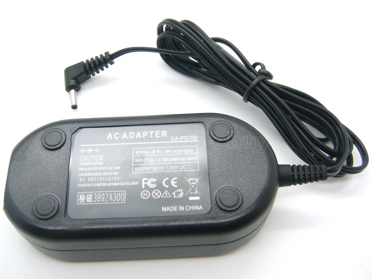 7.4V AC Power Supply Adapter For Canon EOS Kiss F EOS Kiss X2 EOS Kiss X3 ACK-E5