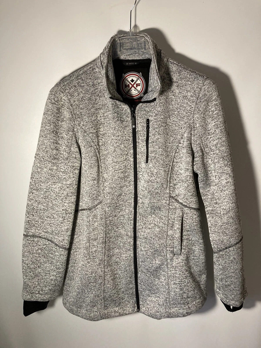 Halifax HFX High Performance Luna Knit Jacket in Heather Gray
