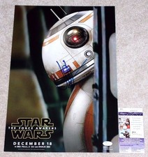 STAR WARS DIRECTOR JJ ABRAMS SIGNED BB-8 12X18 MOVIE POSTER PHOTO JSA COA J.J