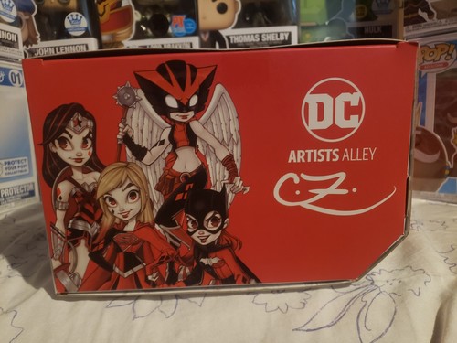 HAWKGIRL HARLEY QUINN Team Designer Vinyl Artists Alley Chrissie Zullo Sold Out - Picture 9 of 20