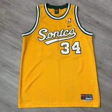 Authentic RAY ALLEN Seattle Sonics Jersey Large 44 Nike Swingman