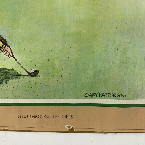 Vintage Gary Patterson Golf 11x14 Printer Art - Picture 5 of 12