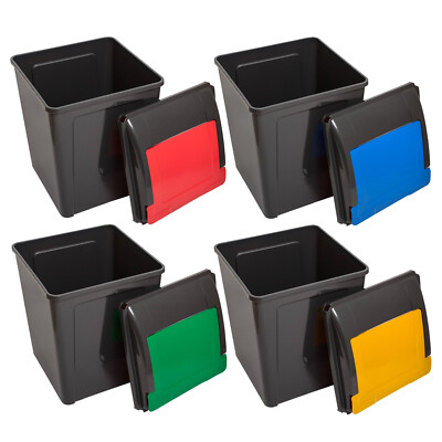 Kunststoff 25L 50L Recyclingbehälter Mülleimer Mülleimer Haus Garten