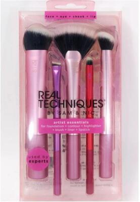  Real Techniques makeup Beauty face brush Artist Essentials RT-1895 5 pcs set