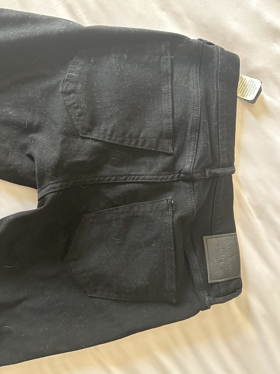 Abercrombie & Fitch SKINNY 30x30 ブラック Women's Vegan Leather Skinny Pant | Women's Clearance