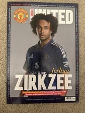 Inside United Official Manchester United FC Magazine November 2024 Josh Zirkzee