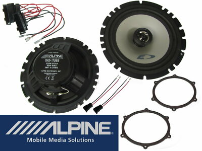 Alpine passend für Seat Ibiza IV 6J ab 08 Lautsprecher Set Tür Vorn Hinten 220W
