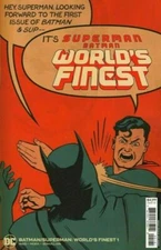 SUPERMAN BATMAN WORLD'S FINEST #1 CHIP ZDARSKY 1:25 SLAP VARIANT DC SUPERSLAP