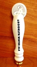 Brooklyn Brewery Winter Ale Beer Ceramic Tap Handle Keg Bar - New & F/S - 12" 