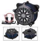 Aluminum Air Cleaner Blue Filter with Accessories For Harley Touring Dyna FXDLS