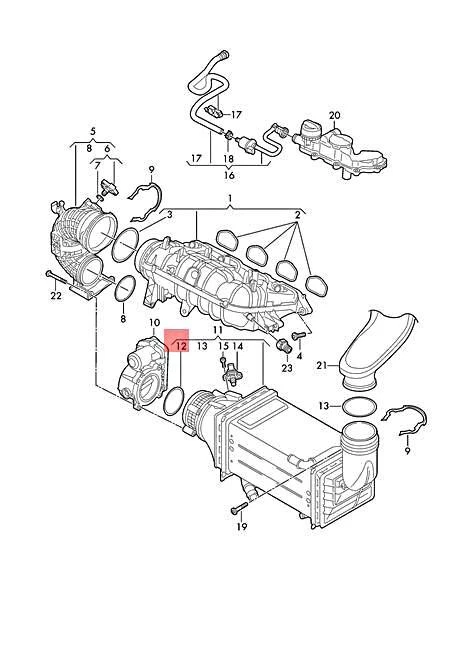 Genuine VW SEAT SKODA AUDI Arteon Beetle Cabrio Cabriolet Gasket 