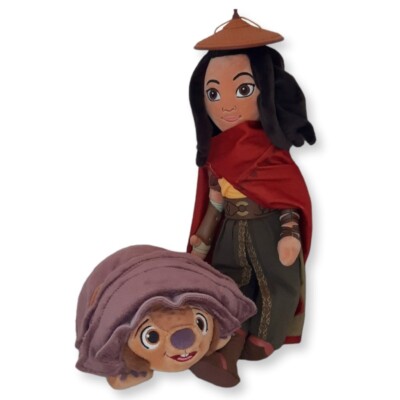Disney Store RAYA and the Last Dragon Plush Stuffed Animal Toy Lot Baby Tuk Tuk