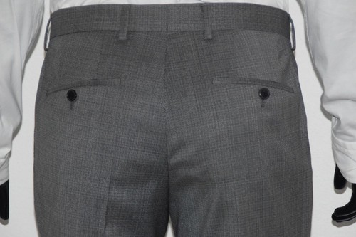HUGO BOSS Suit, Mod. Huge6/Genius4, Size 94 / US 38L, Slim Fit, Medium Grey - Picture 7 of 13