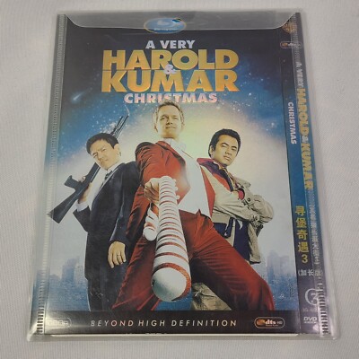 A Very Harold & Kumar HD Christmas Bluray DVD Movie Film Extended Cut