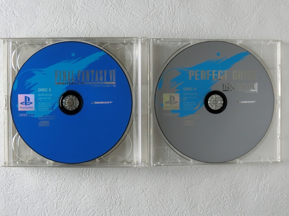 Final Fantasy 7 VII International Psone Books PS1 Sony