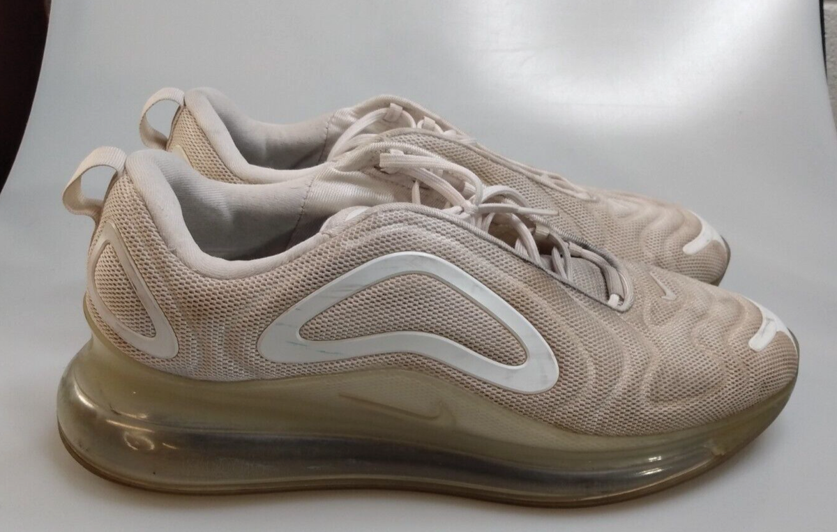 Nike Air Max 720 All White Sneakers Men's Size 12 AO2924-100