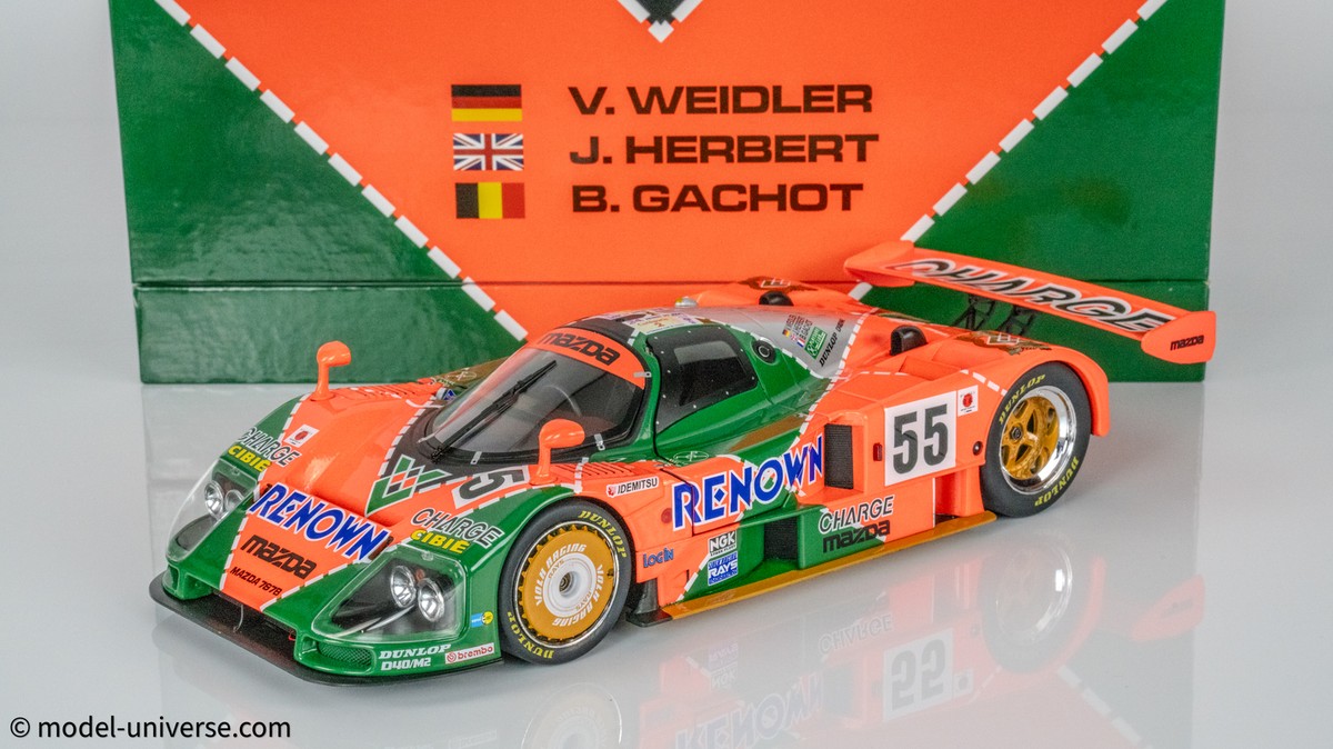 WERK83 - 1:18 Mazda 787B 2.6L 24h LeMans 1991 Winner No.55