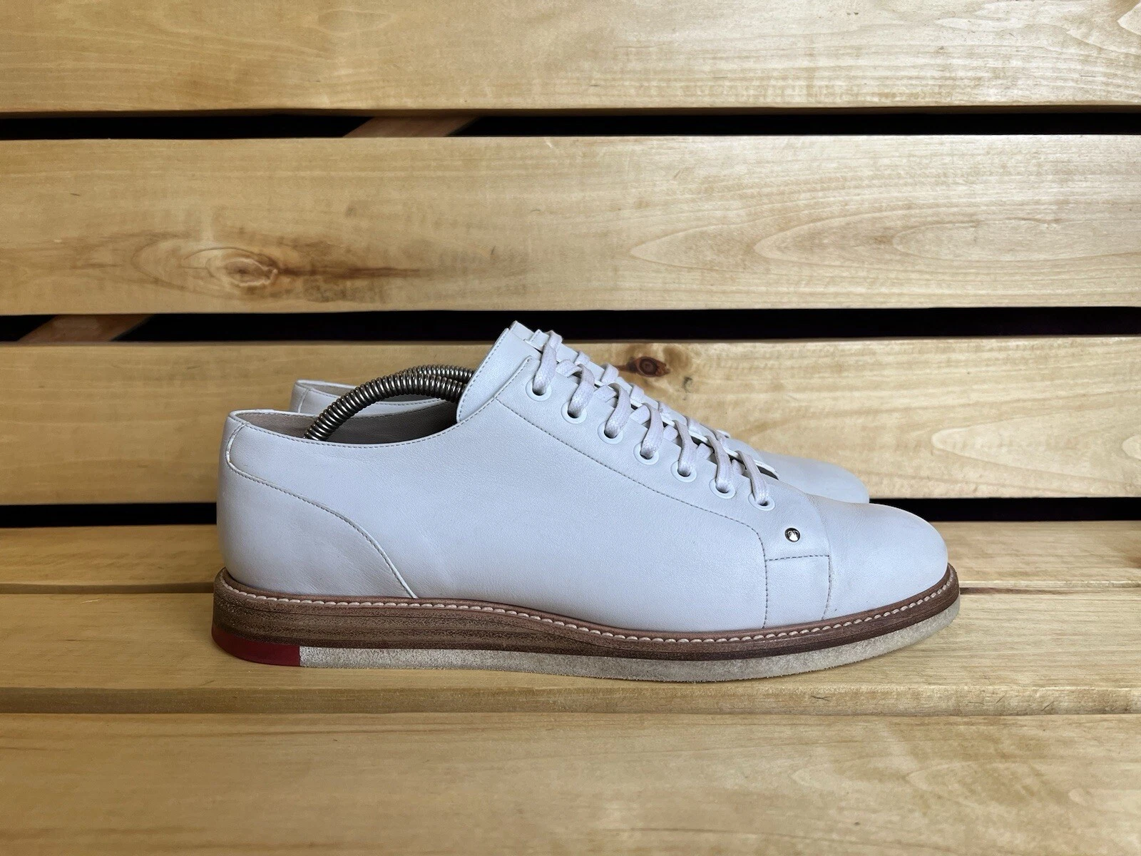 Baskets Dior CD Dior Homme en cuir blanc taille UK 9 US 10 EU 43