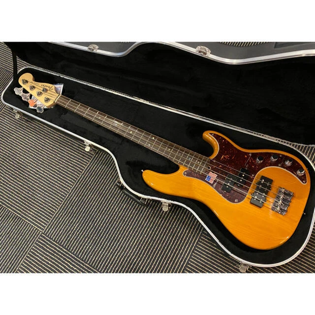 Electric Bass Guitar Fender USA American Deluxe Precision UD AMB/R 