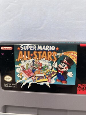 super mario all stars snes game vintage 1992 | eBay