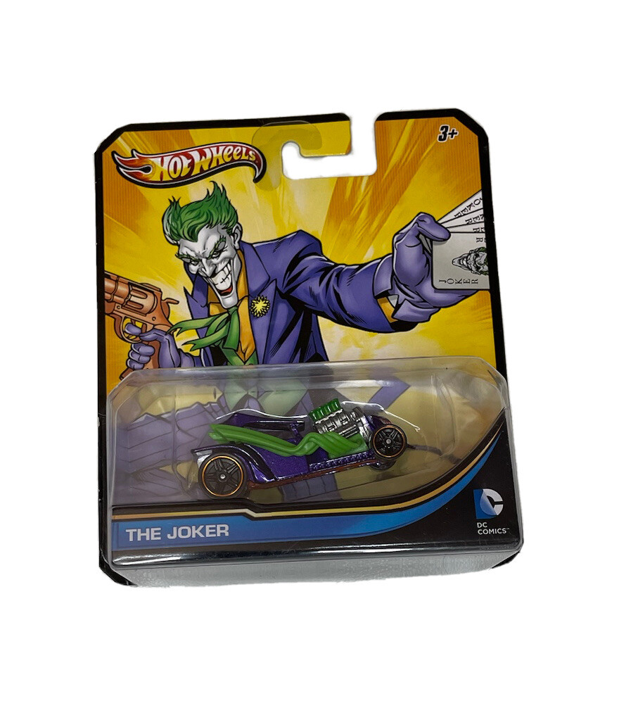 New In Package Hot Wheels The Joker DC Comics 2012 Mattel Warner