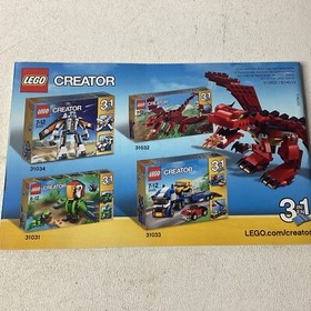 Lego Creator #31035 " Beach Hut "~ Instructions ONLY!!!! MANUAL 3 - Booklets