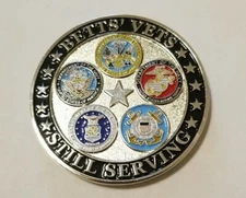 Bett's Vets, Still Serving, challenge coin