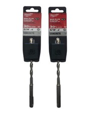 (Paquete de 2) Milwaukee 5/16 pulgadas x 6 pulgadas. Broca de carburo SDS-PLUS de 2 cortadores