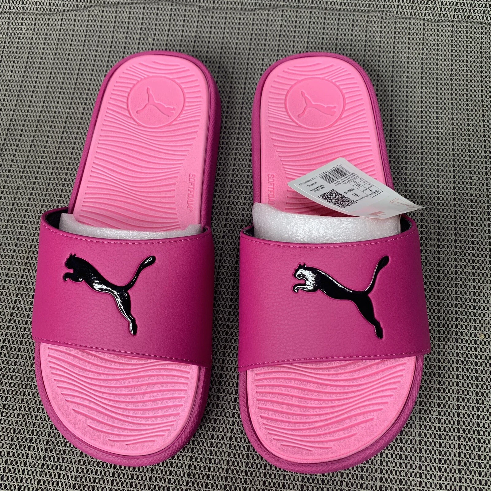 Sandali da donna sportivi Puma Cool Cat 2.0 taglia 9 slide. Magenta lucido nero. Nuovo