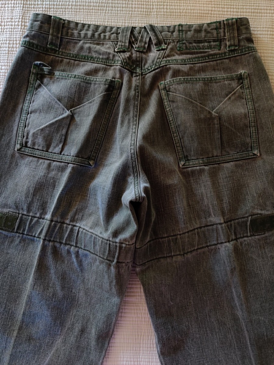 Vintage Rare Marithe Francois Girbaud Jeans Camo Cargo Baggy