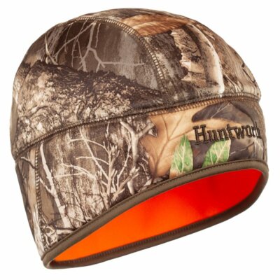Huntworth Victor Hunting Beanie Hat, Reversible Camo Blaze