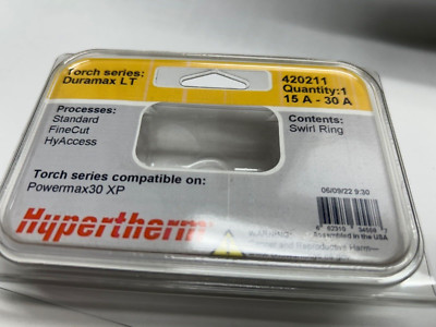 Hypertherm Genuine Powermax 30 XP Swirl Ring 420211