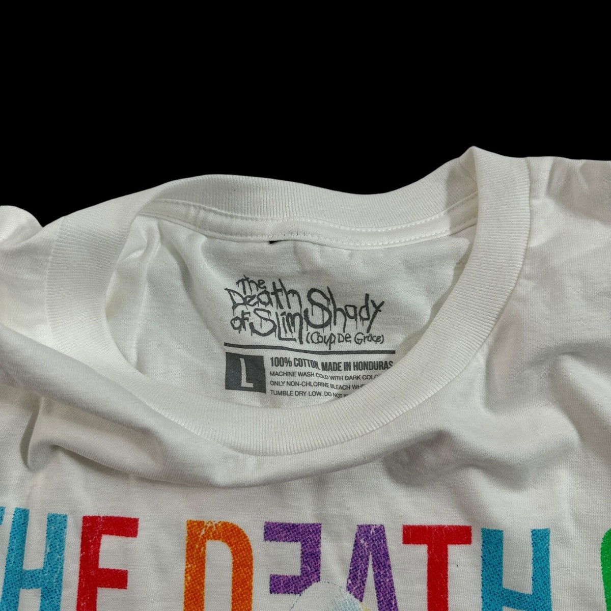 EMINEM THE DEATH OF SLIM SHADY TDOSS Chainsaw Mask T Shirt