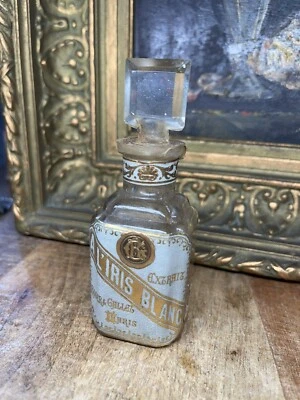 RARE Flacon de parfum Roger et Gallet Iris Blanc 1896 - Photo 1/4
