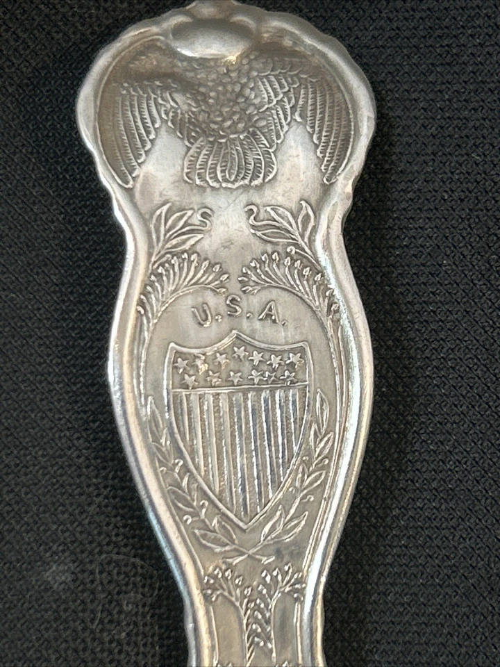 Cuchara de plata Wm Rogers Mfg Co I S Silverplate Foto 4 de 4